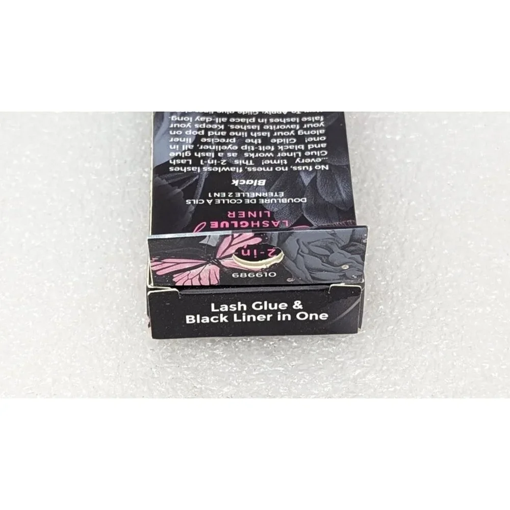 Ioni 2-In-1 Everlasting Lash Glue & Liner Vegan Paraben-Free Black Felt Tip